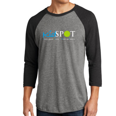 KidSPOT - Unisex Tri Blend 3/4 Sleeve Raglan Tee Thumbnail