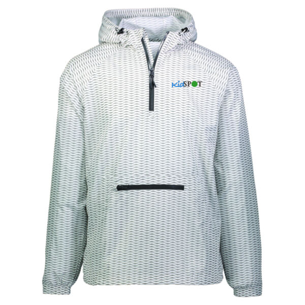  Range Hooded Packable Quarter-Zip Jacket - White Thumbnail